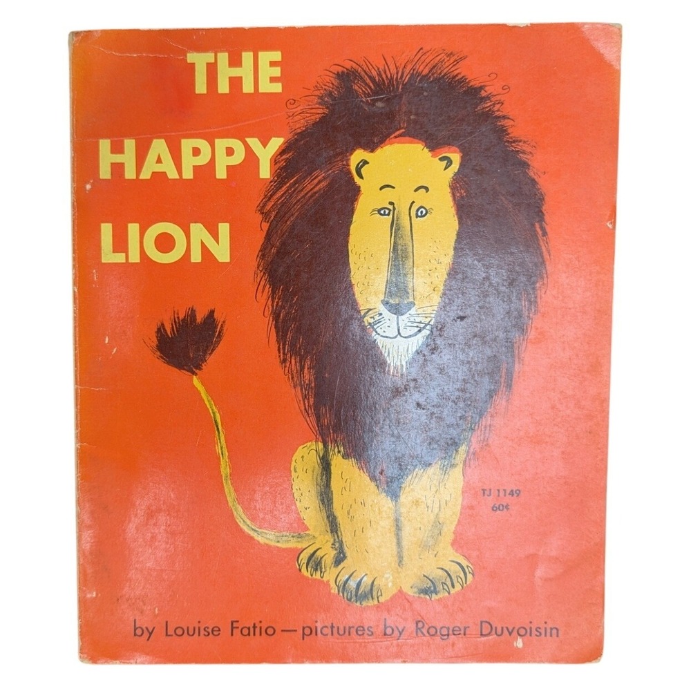 The Happy Lion Louise Fatio Roger Duvoisin Vintage Scholastic Paperback TJ 1149